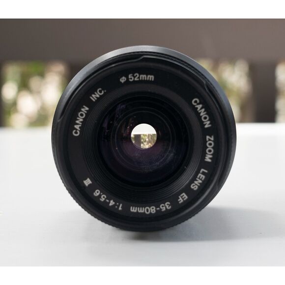 Canon EOS Rebel G 35mm Zoom Film Camera w/ 35-80mm +‎ 100-300mm + Flash - Picture 11 of 16